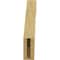 Ekena Millwork 3-inch W x 14-inch D x 18-inch H Aspen Rough Cedar Woodgrain TimberThane Knee Brace, Primed BRCUR03X14X18ASPRCPR - alternate 2